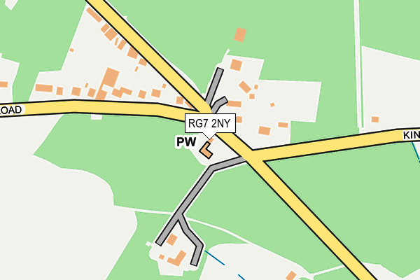 RG7 2NY map - OS OpenMap – Local (Ordnance Survey)