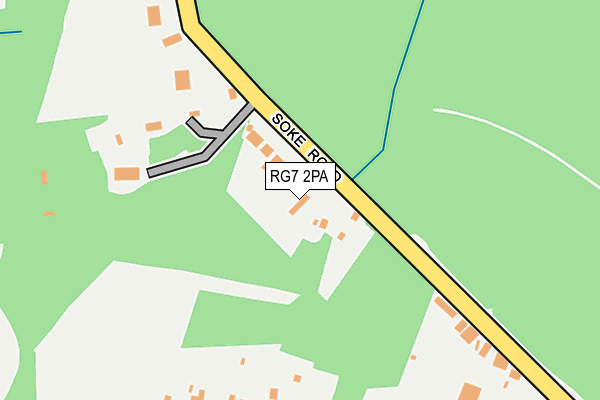 RG7 2PA map - OS OpenMap – Local (Ordnance Survey)