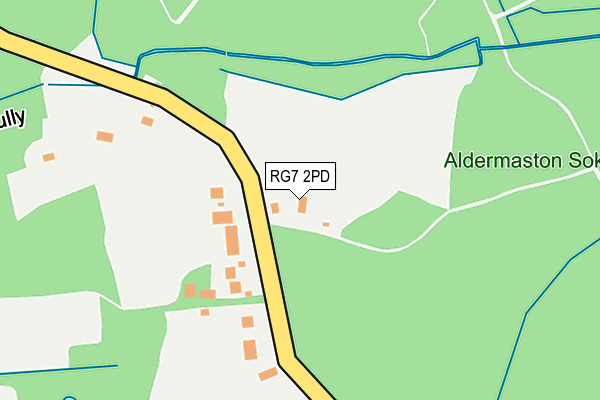 RG7 2PD map - OS OpenMap – Local (Ordnance Survey)