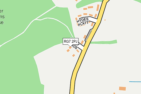 RG7 2PJ map - OS OpenMap – Local (Ordnance Survey)