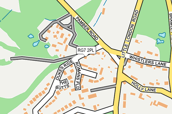 RG7 2PL map - OS OpenMap – Local (Ordnance Survey)
