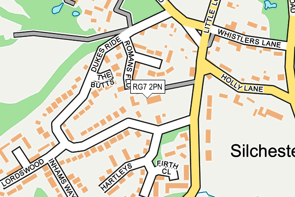 RG7 2PN map - OS OpenMap – Local (Ordnance Survey)