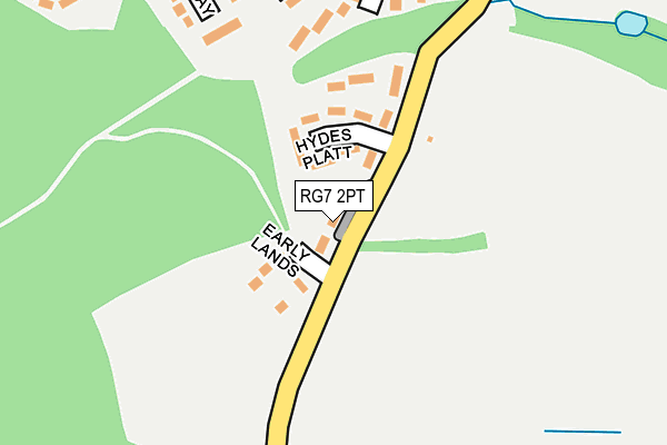 RG7 2PT map - OS OpenMap – Local (Ordnance Survey)