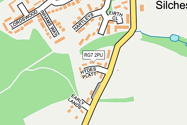 RG7 2PU map - OS OpenMap – Local (Ordnance Survey)