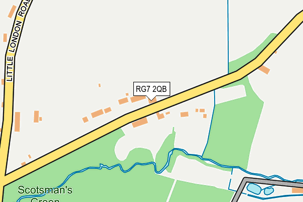 RG7 2QB map - OS OpenMap – Local (Ordnance Survey)