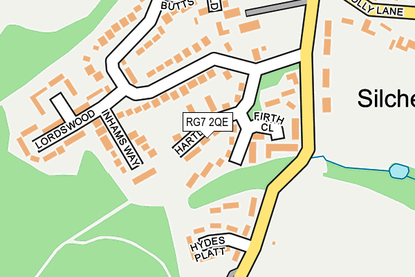 RG7 2QE map - OS OpenMap – Local (Ordnance Survey)
