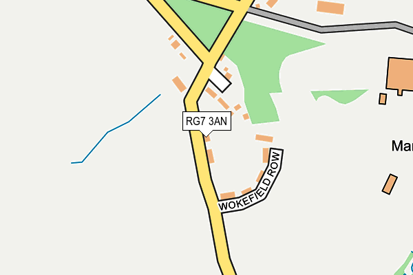RG7 3AN map - OS OpenMap – Local (Ordnance Survey)