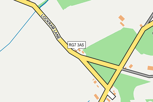 RG7 3AS map - OS OpenMap – Local (Ordnance Survey)