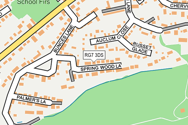 RG7 3DS map - OS OpenMap – Local (Ordnance Survey)