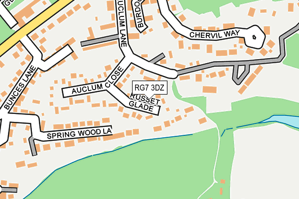 RG7 3DZ map - OS OpenMap – Local (Ordnance Survey)