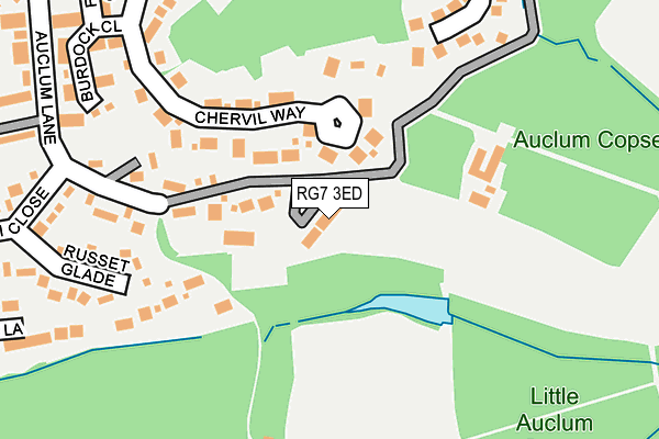 RG7 3ED map - OS OpenMap – Local (Ordnance Survey)