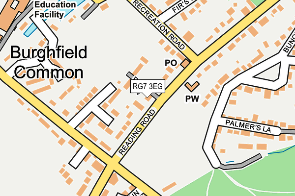 RG7 3EG map - OS OpenMap – Local (Ordnance Survey)