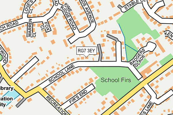 RG7 3EY map - OS OpenMap – Local (Ordnance Survey)