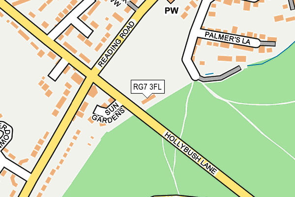 RG7 3FL map - OS OpenMap – Local (Ordnance Survey)