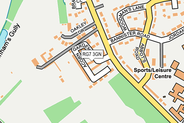 RG7 3GN map - OS OpenMap – Local (Ordnance Survey)