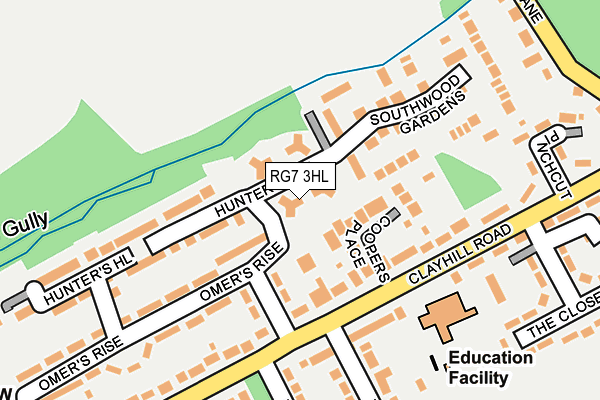 RG7 3HL map - OS OpenMap – Local (Ordnance Survey)