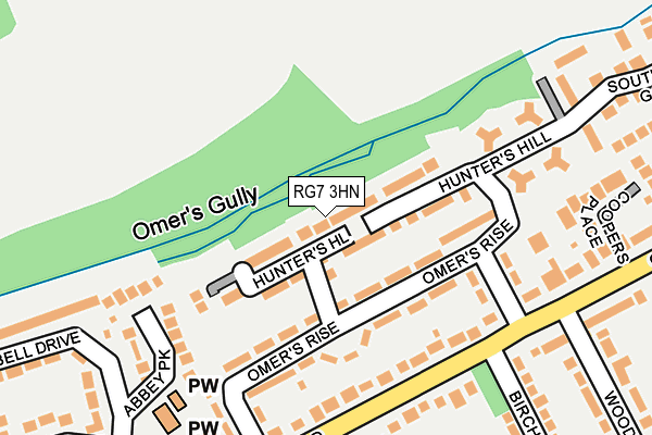RG7 3HN map - OS OpenMap – Local (Ordnance Survey)