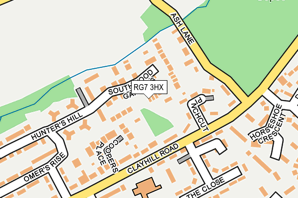 RG7 3HX map - OS OpenMap – Local (Ordnance Survey)