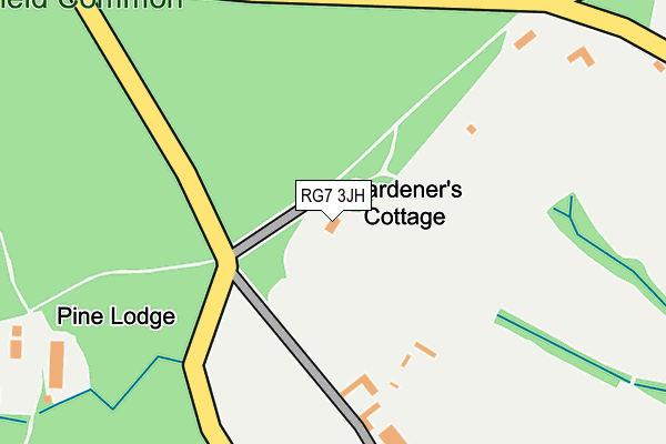 RG7 3JH map - OS OpenMap – Local (Ordnance Survey)