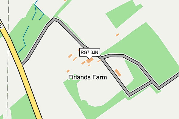 RG7 3JN map - OS OpenMap – Local (Ordnance Survey)