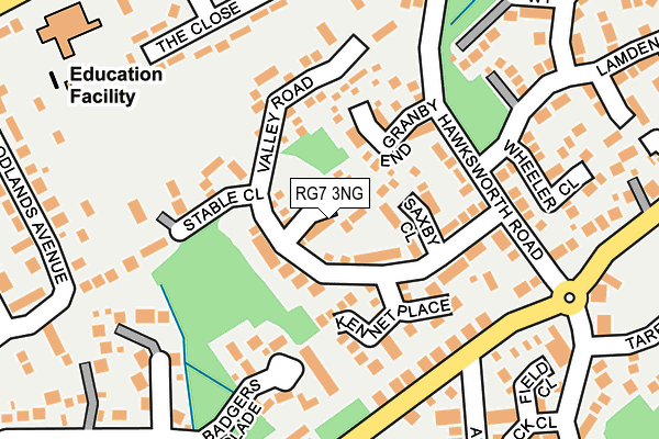 RG7 3NG map - OS OpenMap – Local (Ordnance Survey)