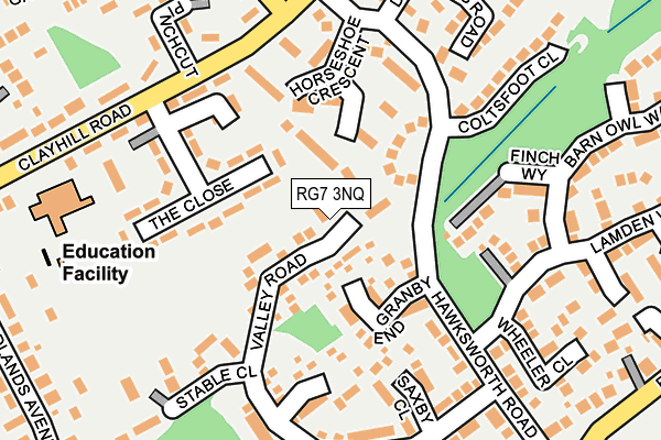 RG7 3NQ map - OS OpenMap – Local (Ordnance Survey)