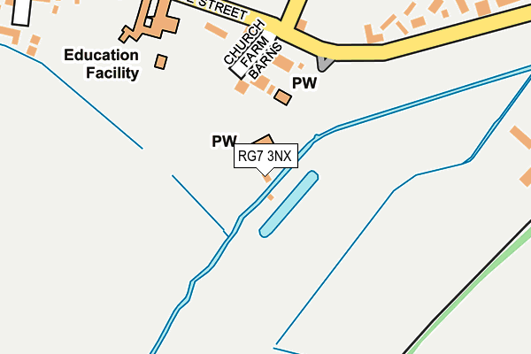 RG7 3NX map - OS OpenMap – Local (Ordnance Survey)