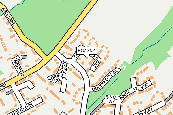 RG7 3NZ map - OS OpenMap – Local (Ordnance Survey)
