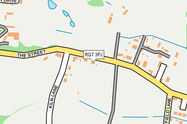 RG7 3PJ map - OS OpenMap – Local (Ordnance Survey)