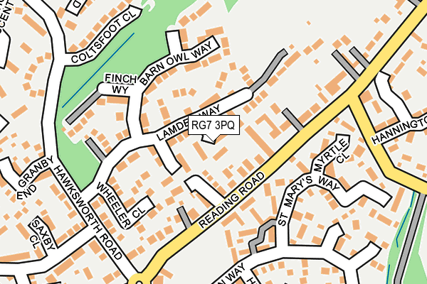 RG7 3PQ map - OS OpenMap – Local (Ordnance Survey)