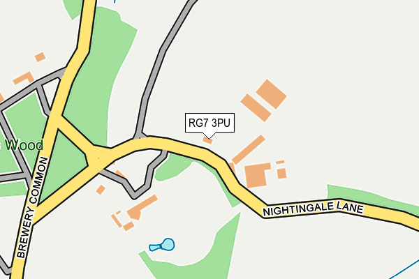 RG7 3PU map - OS OpenMap – Local (Ordnance Survey)