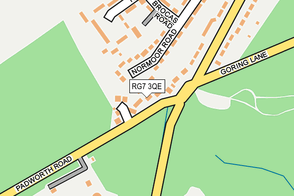 RG7 3QE map - OS OpenMap – Local (Ordnance Survey)