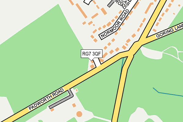 RG7 3QF map - OS OpenMap – Local (Ordnance Survey)