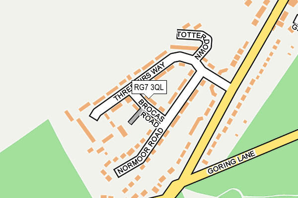 RG7 3QL map - OS OpenMap – Local (Ordnance Survey)