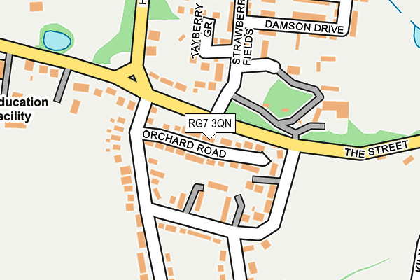 RG7 3QN map - OS OpenMap – Local (Ordnance Survey)