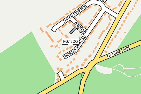 RG7 3QQ map - OS OpenMap – Local (Ordnance Survey)