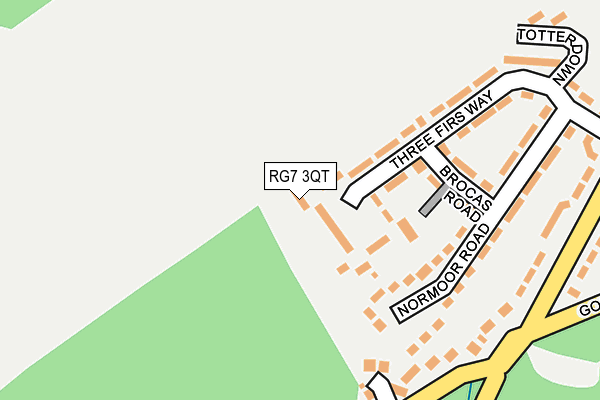 RG7 3QT map - OS OpenMap – Local (Ordnance Survey)