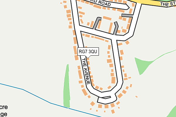RG7 3QU map - OS OpenMap – Local (Ordnance Survey)
