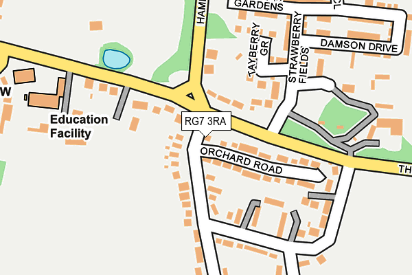 RG7 3RA map - OS OpenMap – Local (Ordnance Survey)