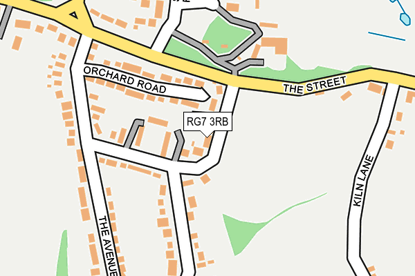 RG7 3RB map - OS OpenMap – Local (Ordnance Survey)