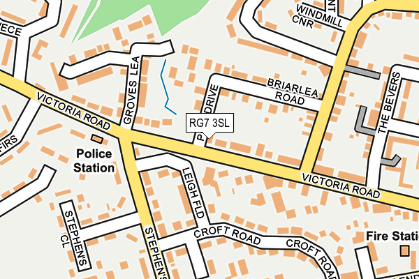 RG7 3SL map - OS OpenMap – Local (Ordnance Survey)