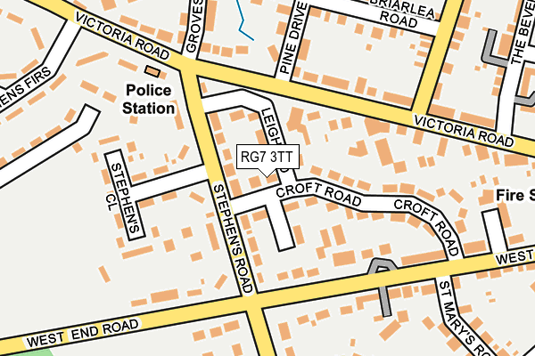 RG7 3TT map - OS OpenMap – Local (Ordnance Survey)