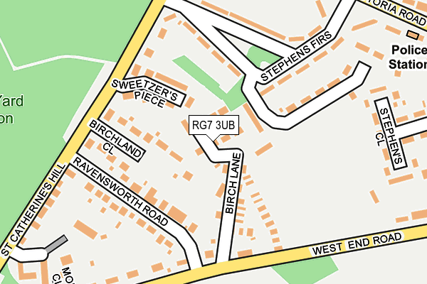 RG7 3UB map - OS OpenMap – Local (Ordnance Survey)