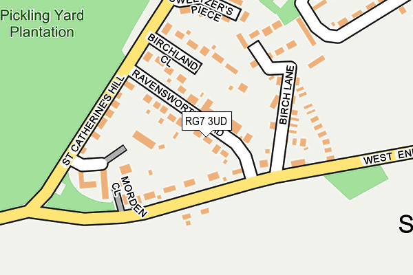 RG7 3UD map - OS OpenMap – Local (Ordnance Survey)