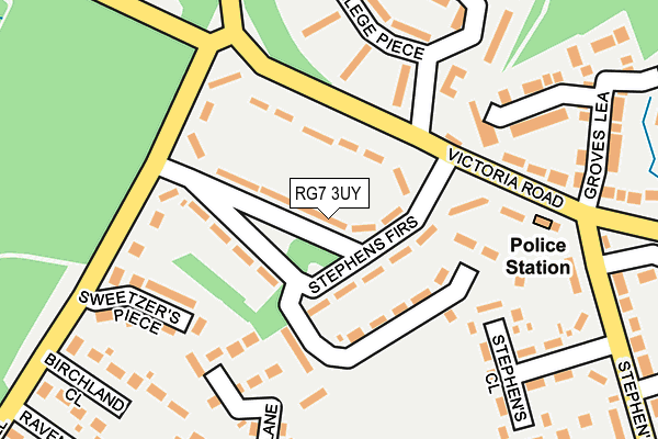 RG7 3UY map - OS OpenMap – Local (Ordnance Survey)