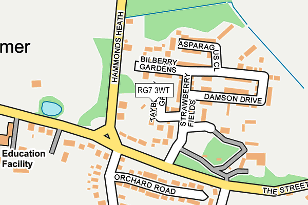 RG7 3WT map - OS OpenMap – Local (Ordnance Survey)