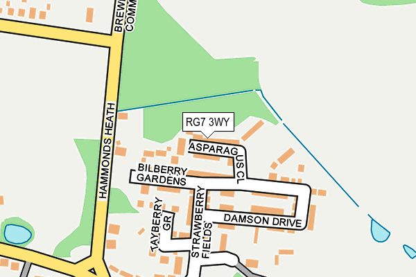 RG7 3WY map - OS OpenMap – Local (Ordnance Survey)