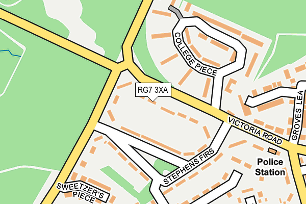 RG7 3XA map - OS OpenMap – Local (Ordnance Survey)