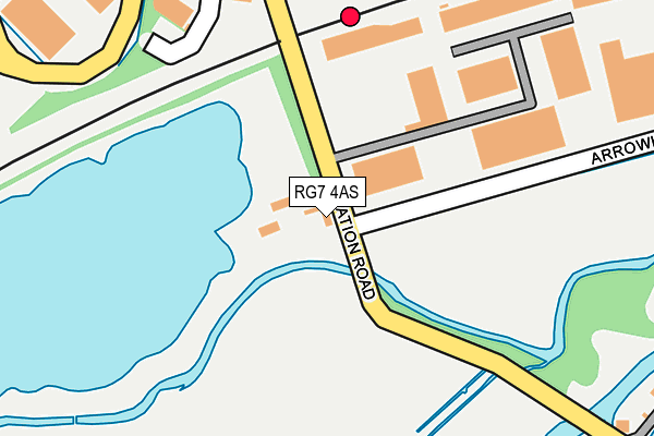 RG7 4AS map - OS OpenMap – Local (Ordnance Survey)