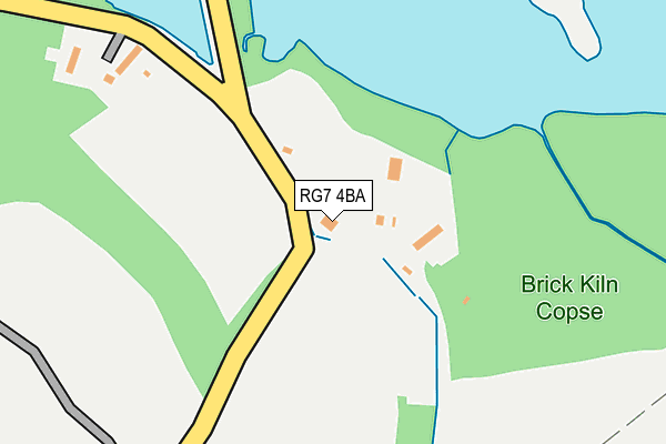 RG7 4BA map - OS OpenMap – Local (Ordnance Survey)
